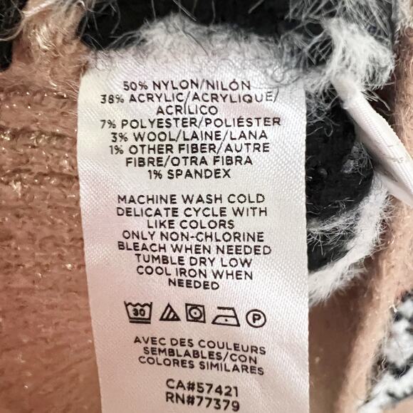 NWT Ann Taylor Fair Isle Metallic Jacquard Sweater Size XL - Picture 9 of 9